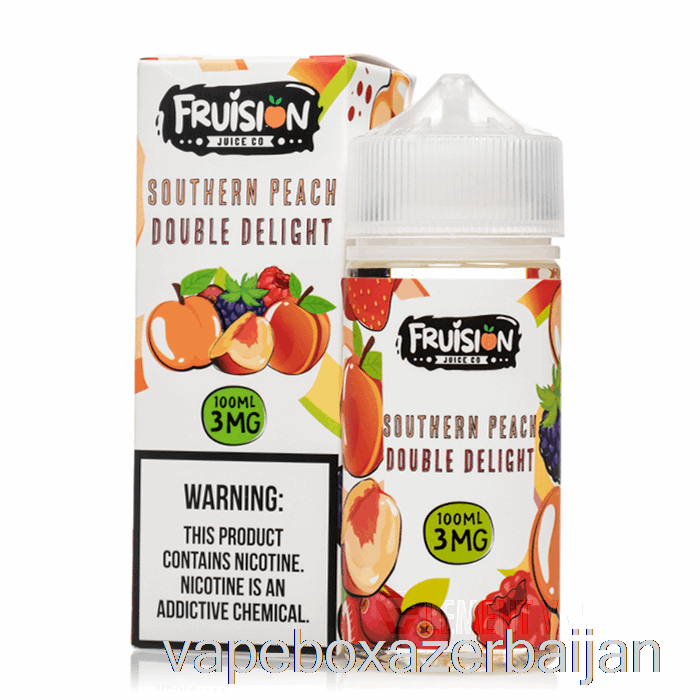 E-Juice Vape Southern Peach Double Delight - Fruision Juice Co - 100mL 0mg